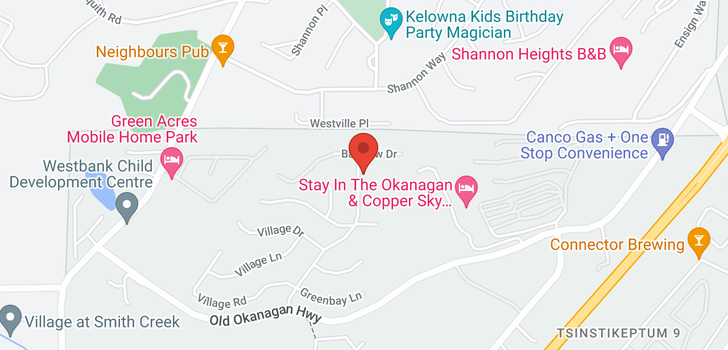 map of #1039 2440 Old Okanagan Highway